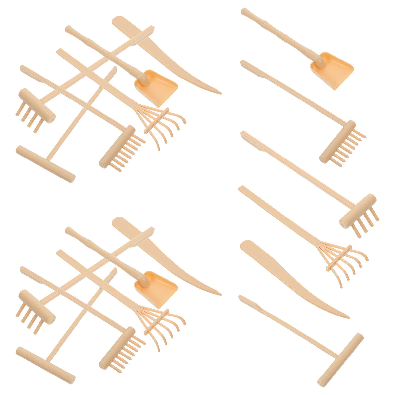 Gardening Tools Kit For Home Garden - 4세트 미니 젠 가든 모래 갈퀴