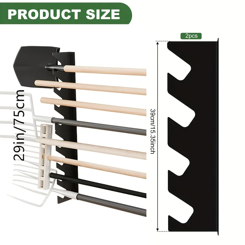 Gardening Tools Storage - 튼튼한 금속 정원 도구 홀더 (삽과
