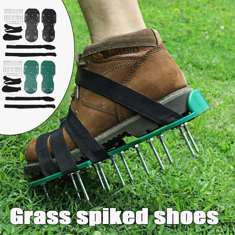 Gardening Tools Revit - 잔디 에어레이터 샌들 1쌍, 잔디 스파이크