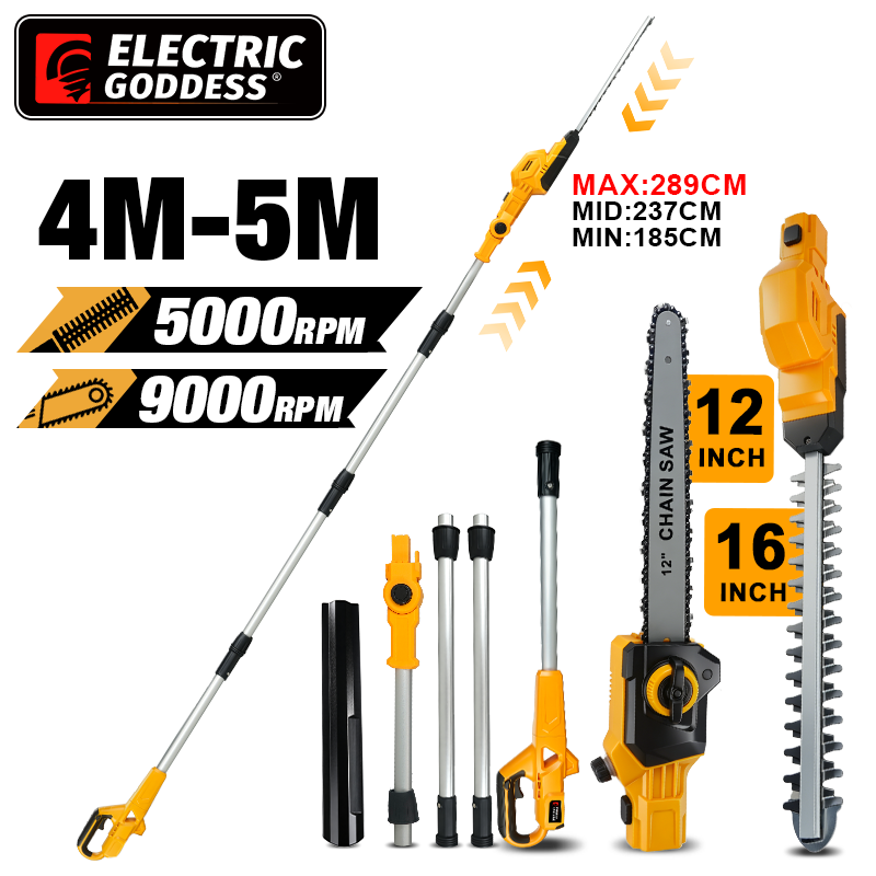 Gardening Tools Battery Powered - 2IN1 전기식 고가지가지치기용 헤지 트리머 무선