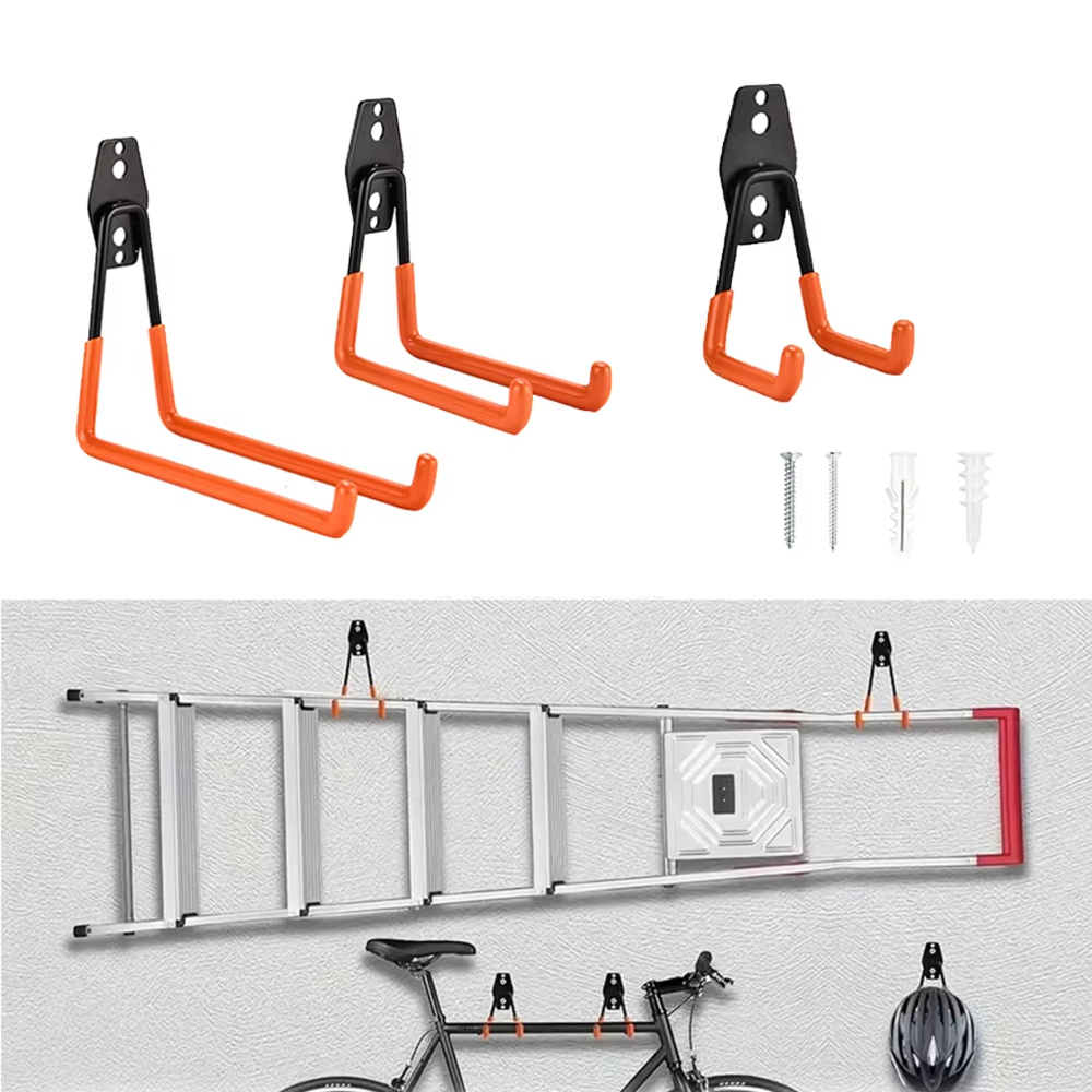 Gardening Tools Organiser - 헤비 듀티 벽걸이형 금속 후크 차고