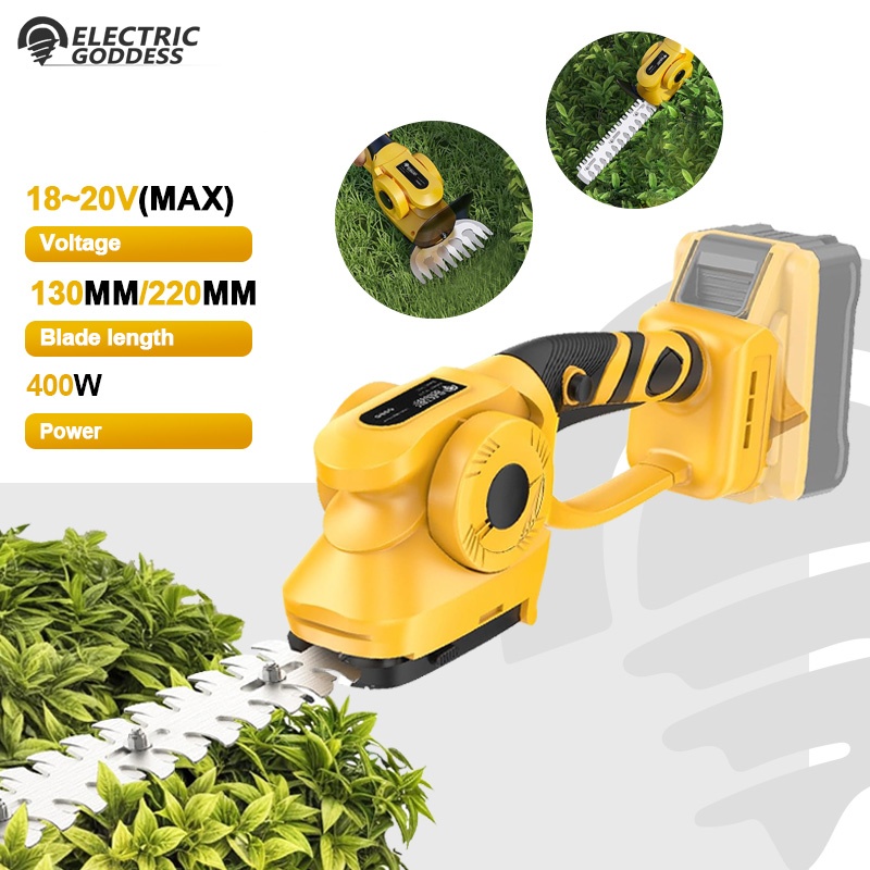 2IN1 브러시리스 전기 헤지 트리머 휴대용 관목 제초 - Gardening Tools Battery Powered 리뷰 및 가격