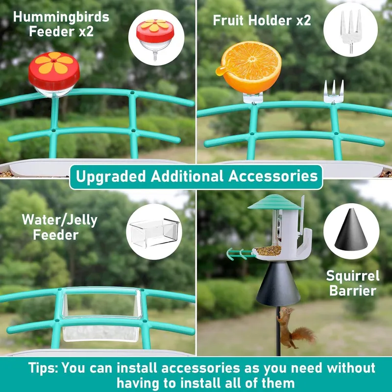 AI 인식 기능을 갖춘 스마트 새 먹이 공급기 카메라, - Gardening Tools Video 리뷰 및 가격