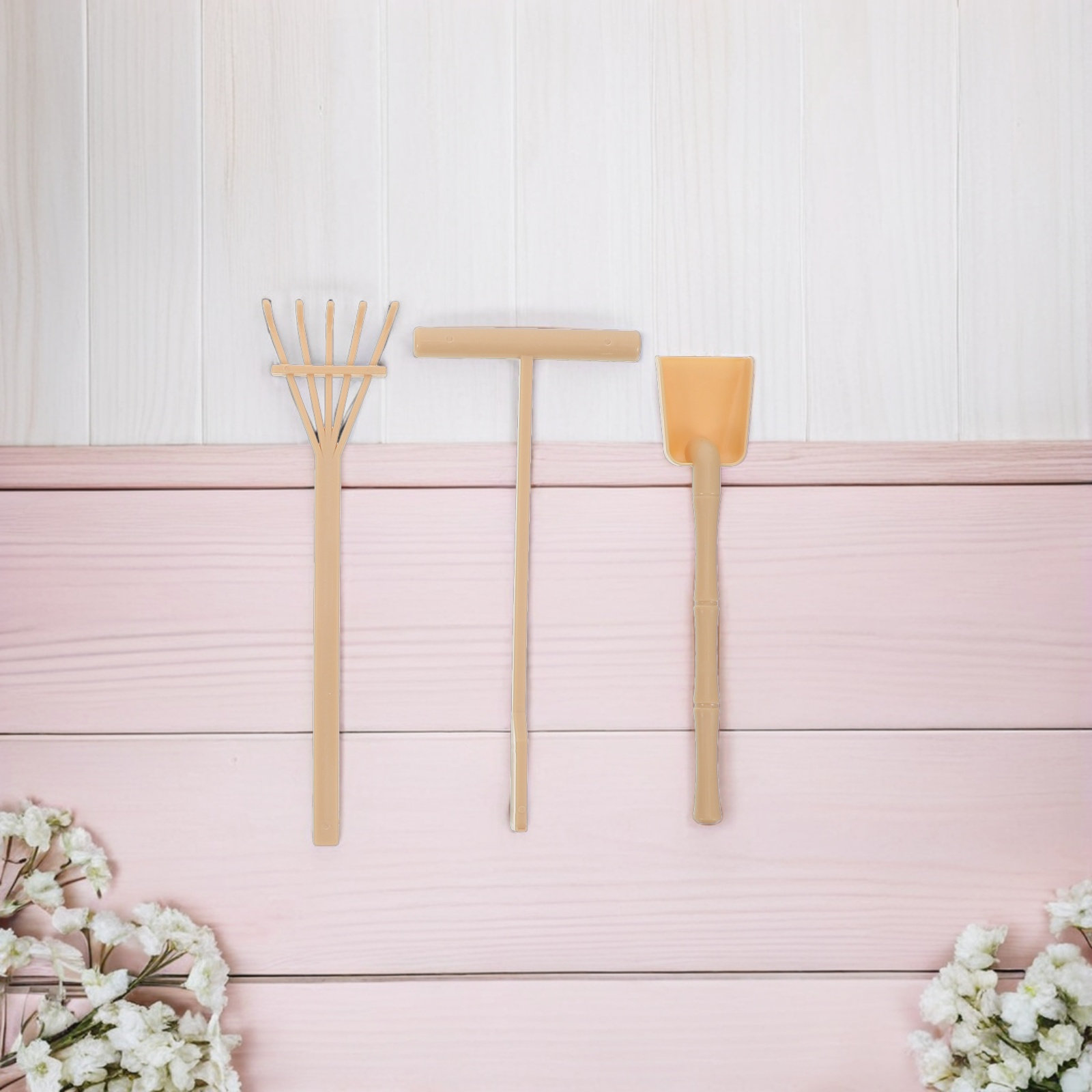 4세트 미니 젠 가든 모래 갈퀴 도구 소형 트레이 액세 - Gardening Tools Kit For Home Garden 리뷰 및 가격
