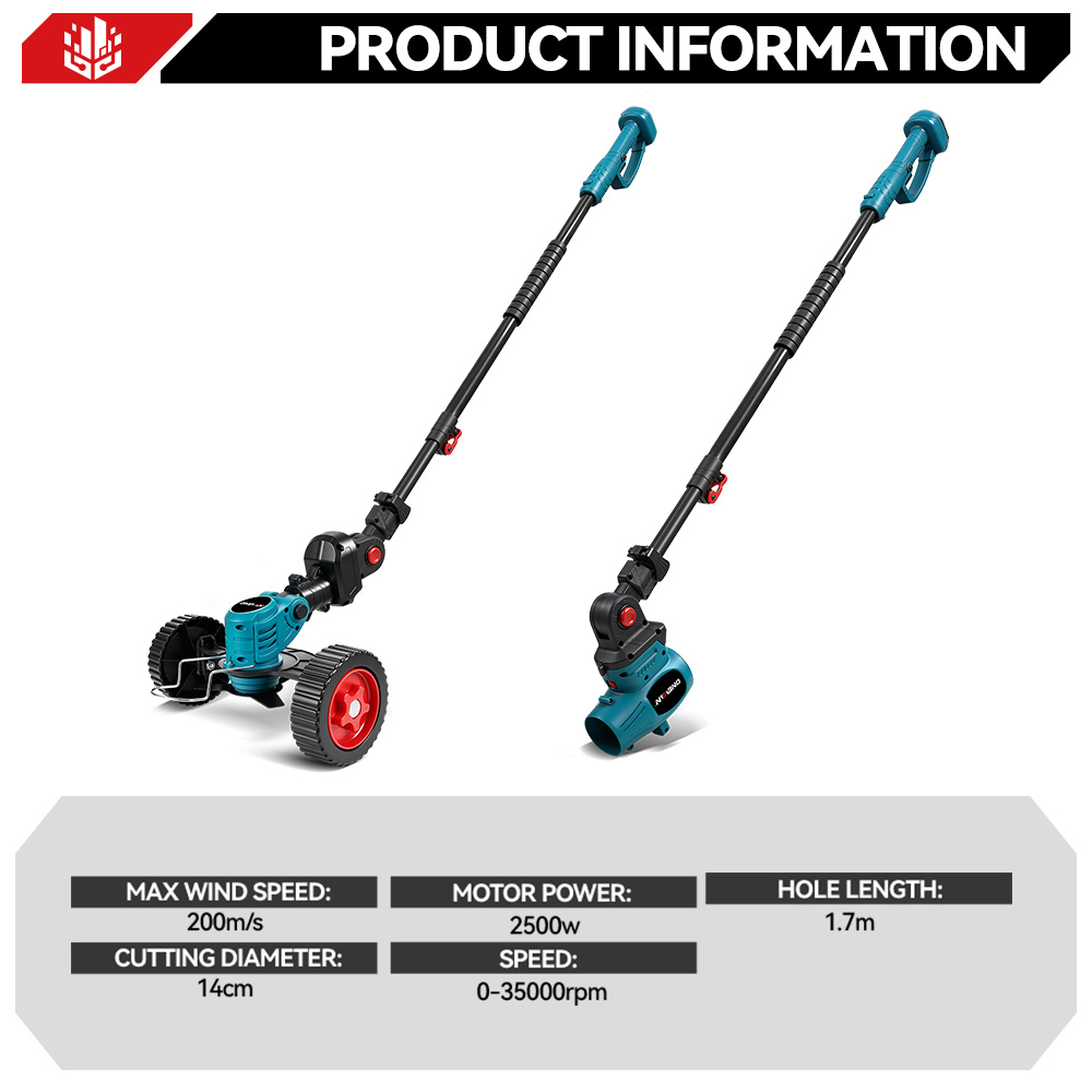 원반 3IN1 2500W 전기 잔디깎이 블로워 기능 포 - Gardening Tools Battery Powered 리뷰 및 가격