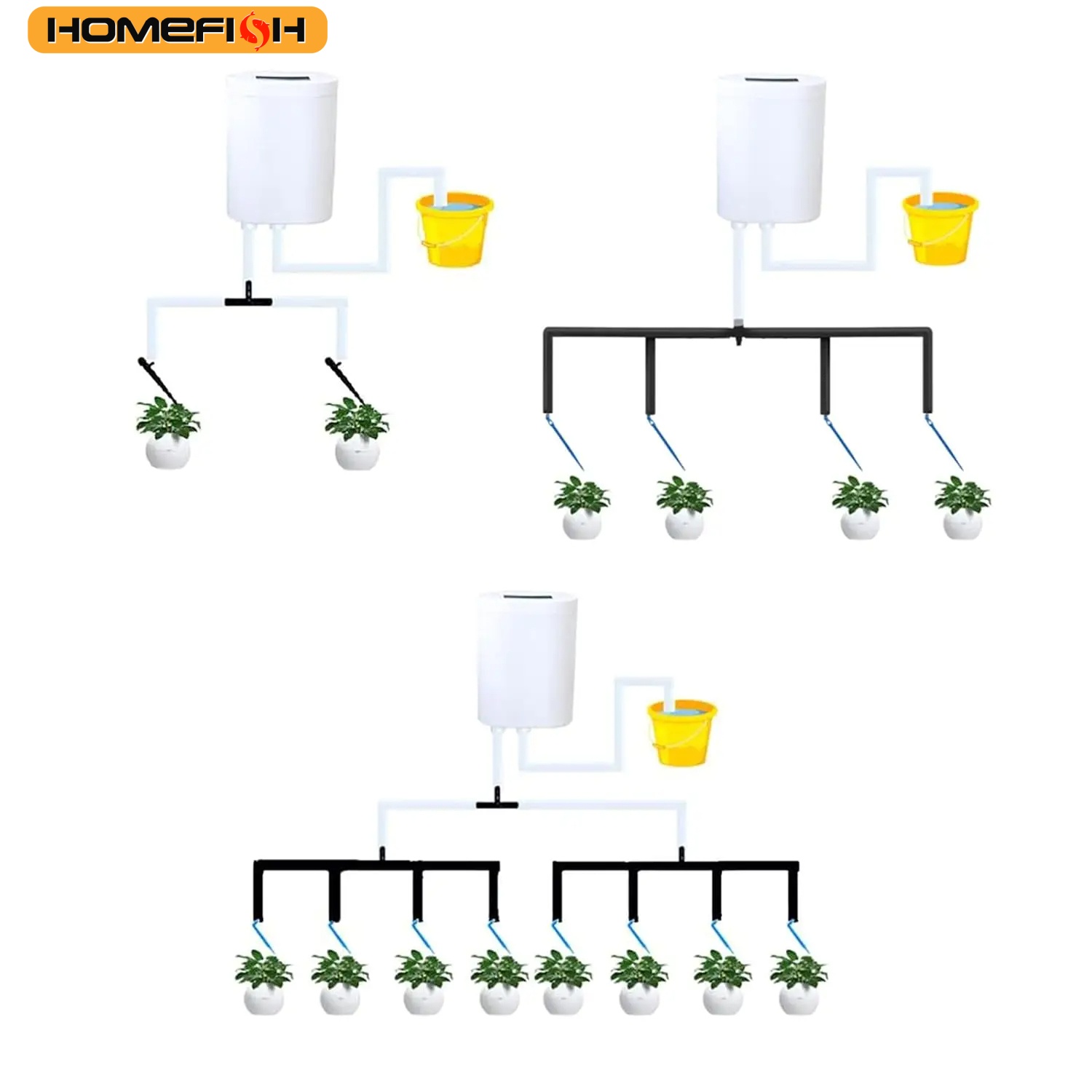 홈피쉬 자동 식물 꽃 물주기 펌프 가정용 스프링클러 점 - Gardening Tools Kit For Home Garden 리뷰 및 가격