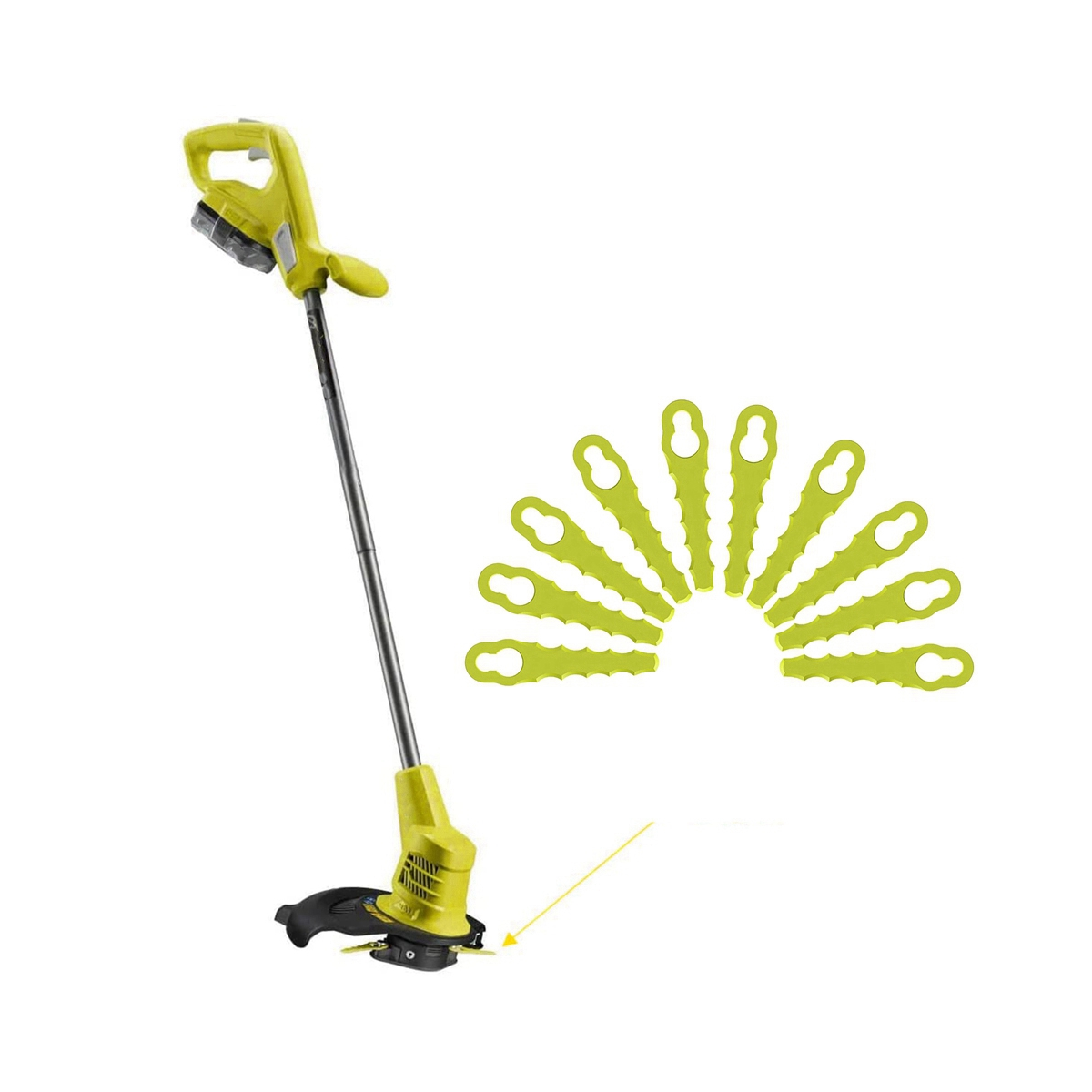 ABKY Ryobi 트리밍 헤드, 플라스틱 블레이드,  - Gardening Tools Ryobi 리뷰 및 가격