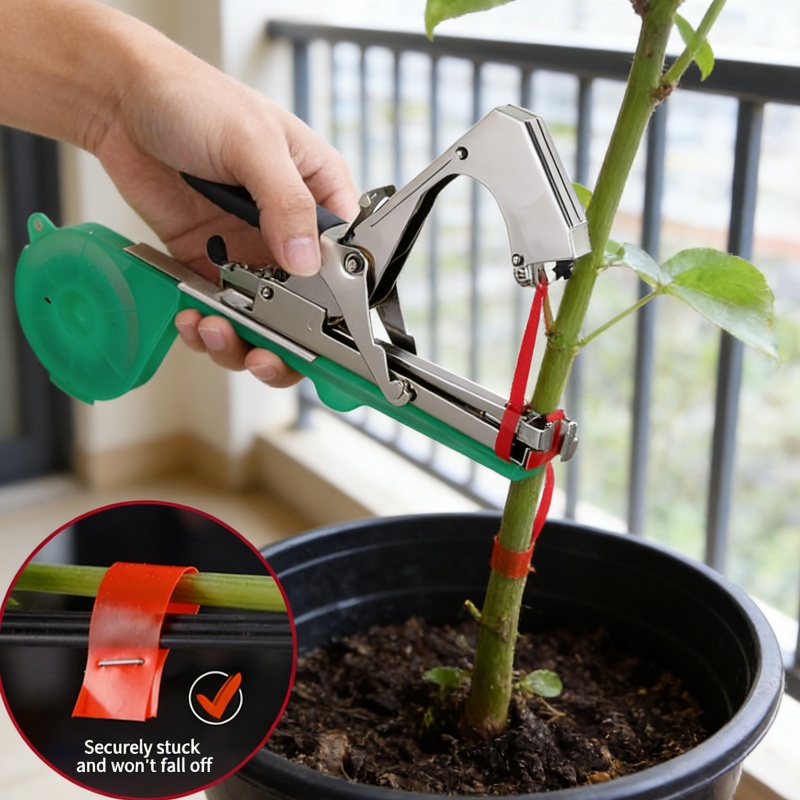 정원 식물 가지 손으로 묶는 기계, 채소 태퍼 테이프, - Gardening Tools Kit For Home Garden 리뷰 및 가격