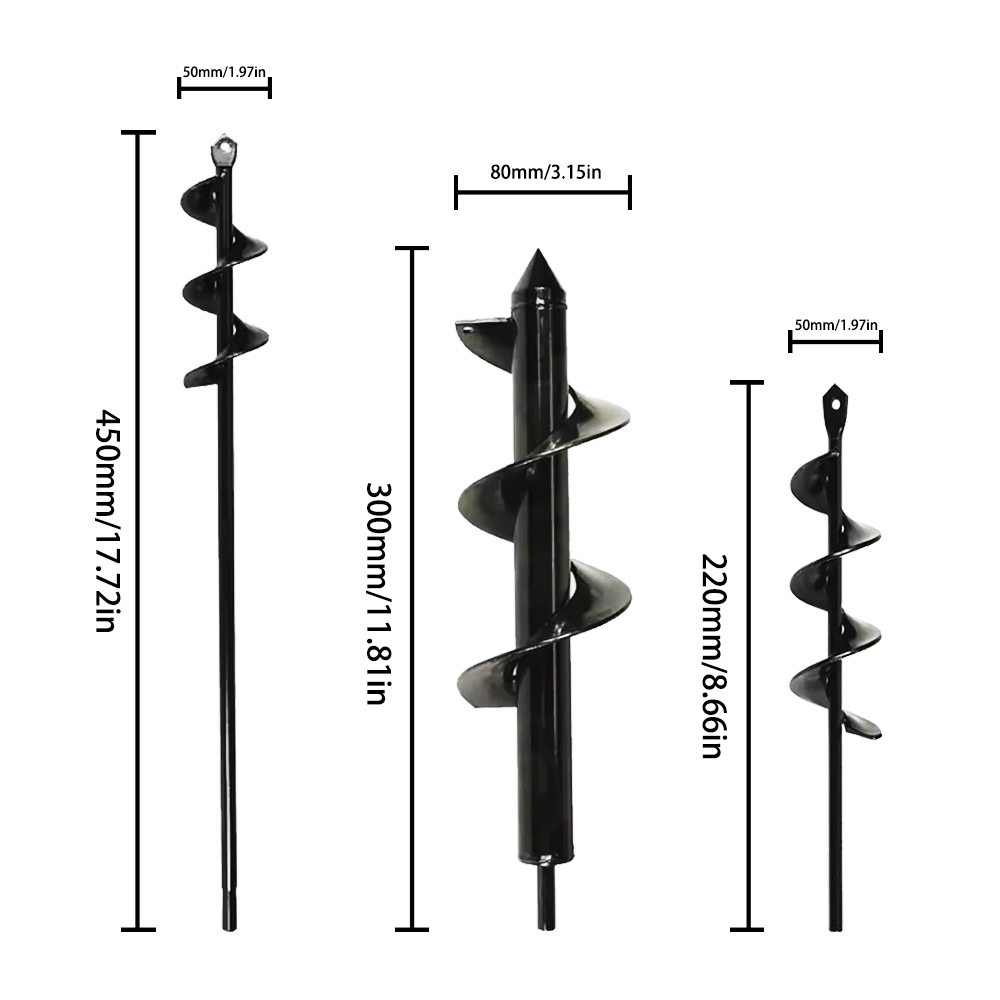 정원 오거 나선형 드릴 비트 육각 샤프트 오거 고품질  - Gardening Tools For Digging 리뷰 및 가격