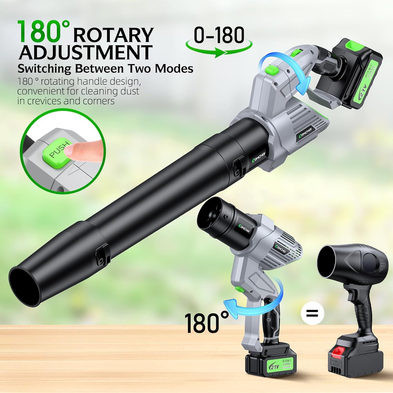 무선 전기 잎 송풍기 휴대용 경량 리튬 배터리 정원 잔 - Gardening Tools Battery Powered 리뷰 및 가격