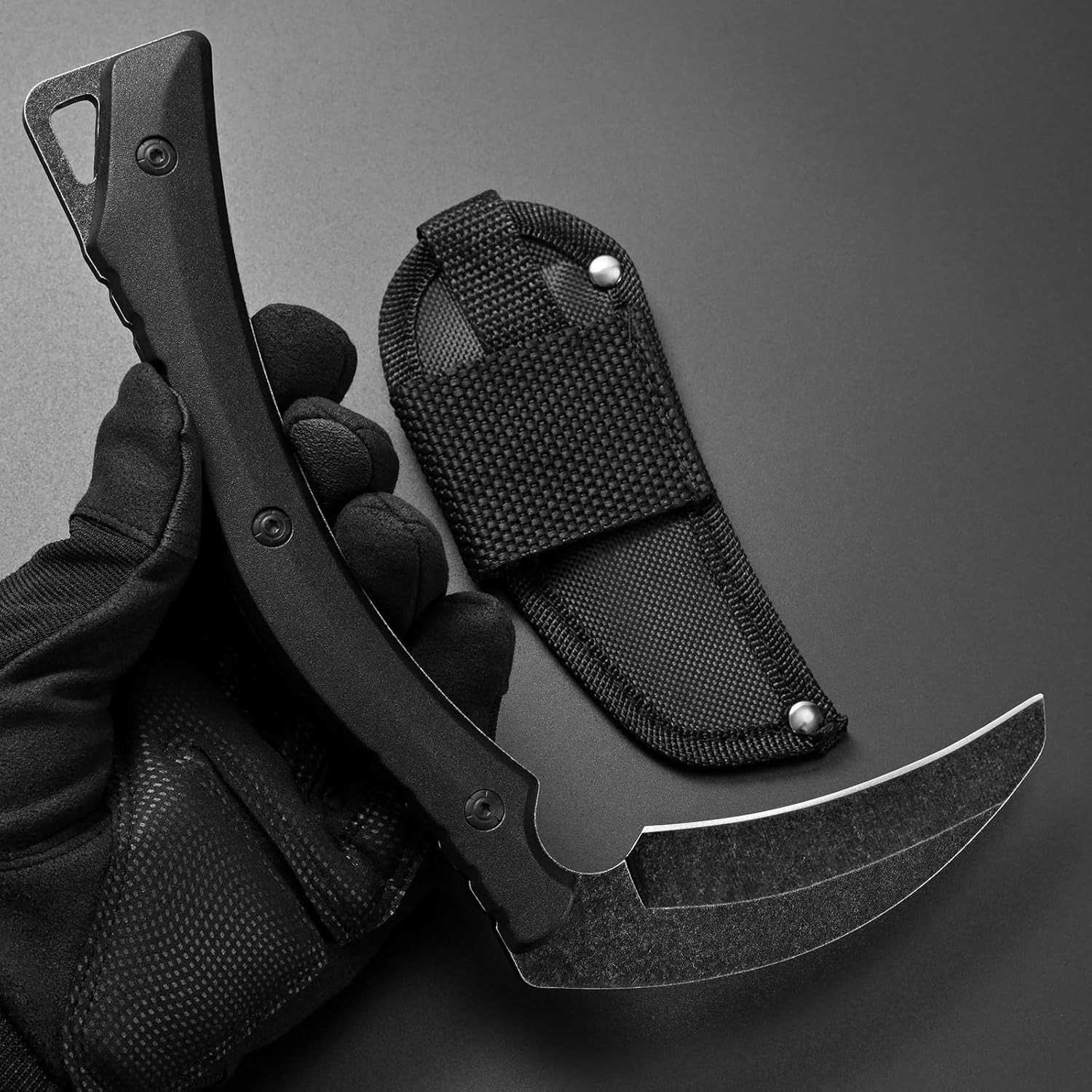 고품질 D2 강철 다기능 전술 낫은 야외 정원용 편리한 - Gardening Tools Quality 리뷰 및 가격