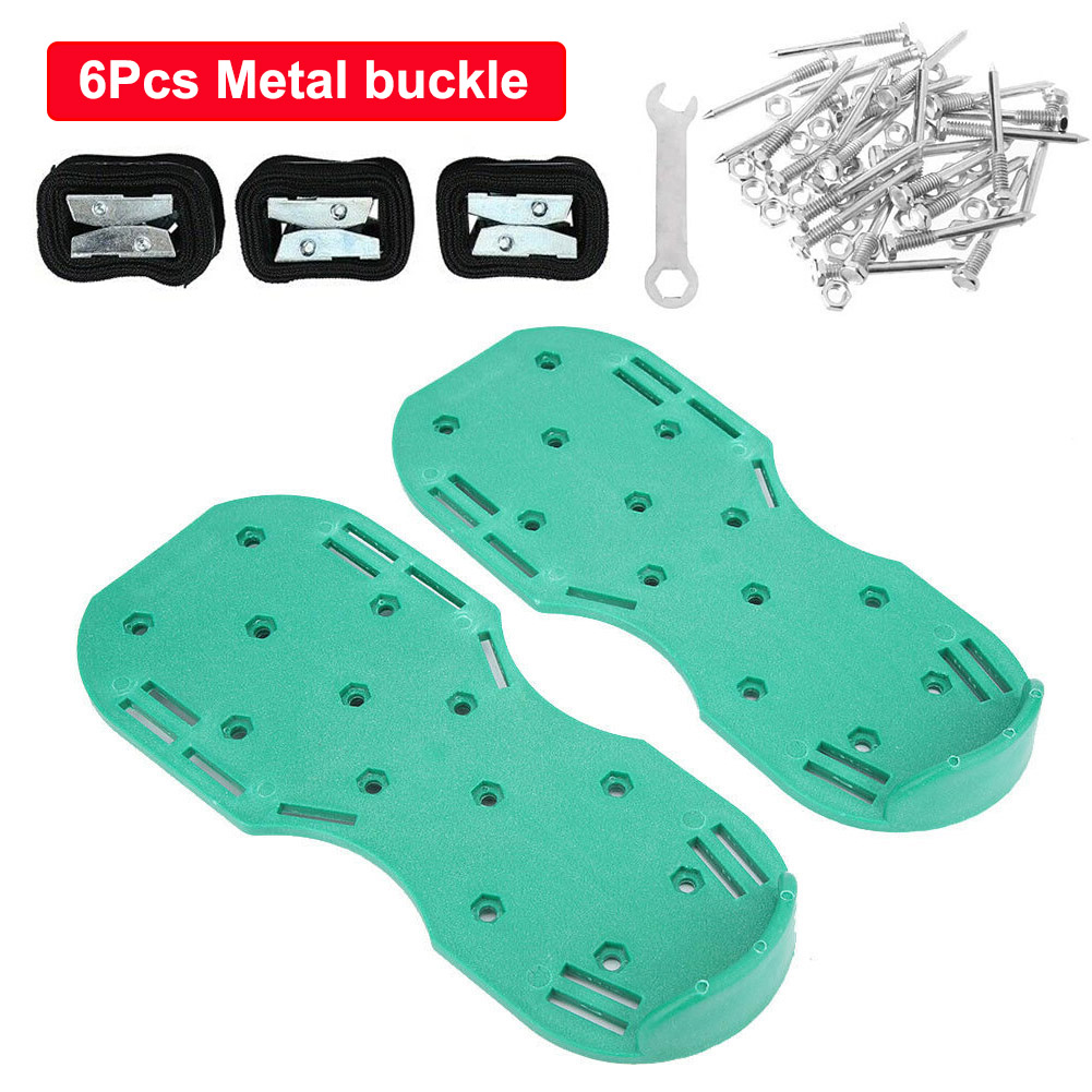 1 쌍 잔디 스파이크 원예 걷기 활력을주는 잔디 통풍기 - Gardening Tools Revit 리뷰 및 가격
