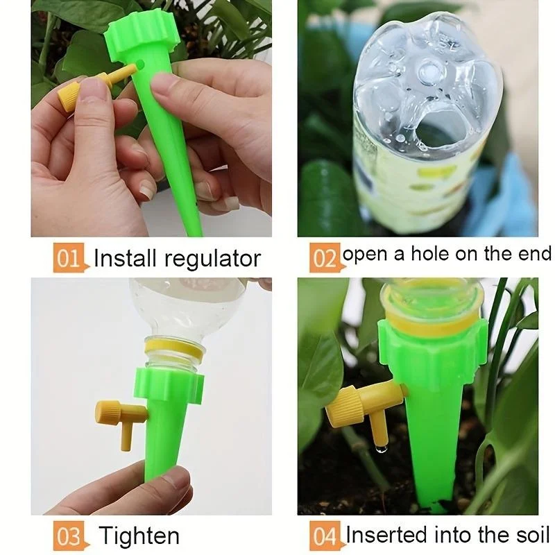 10PCS 꽃 조절식 자동 점적 관개 시스템 가정용 발 - Gardening Tools Kit For Home Garden 리뷰 및 가격
