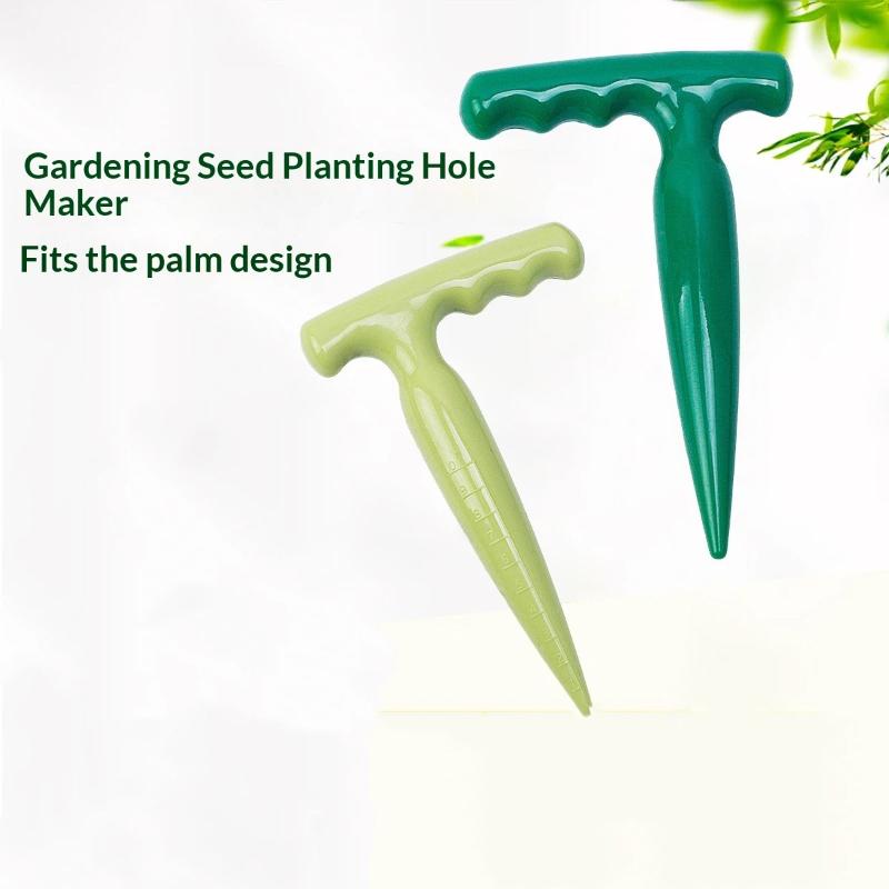 1PC 휴대용 투명 눈금 표시 정원 홀 펀처 경량 파종 - Gardening Tools For Digging 리뷰 및 가격