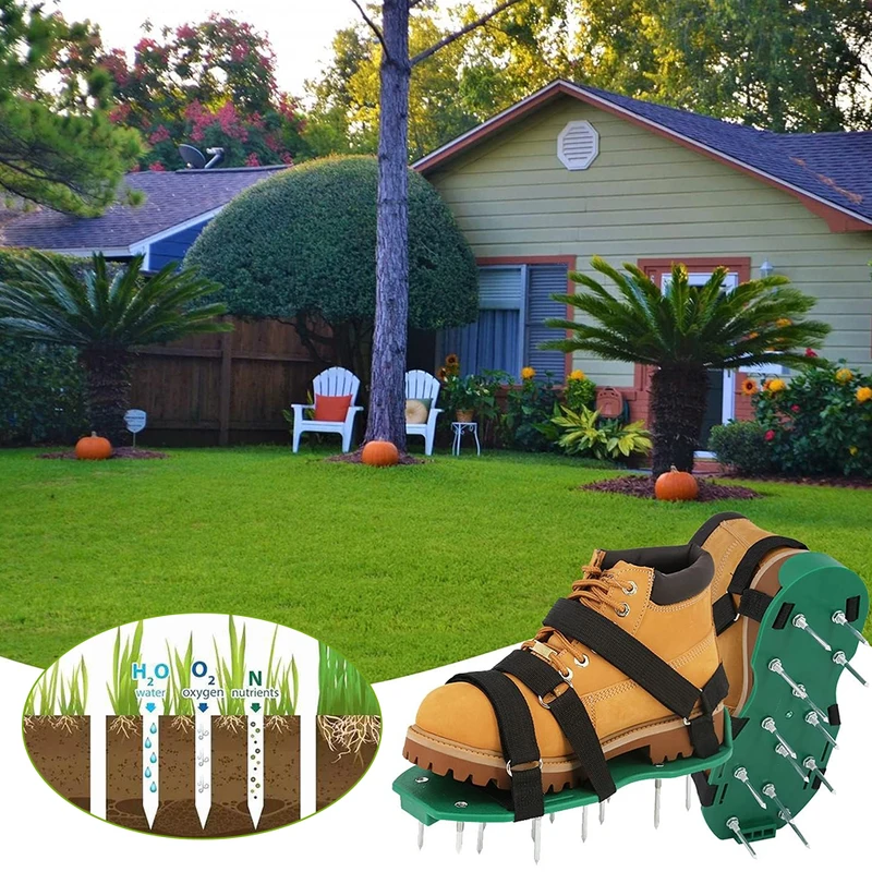 잔디 관리용 스파이크 샌들 1쌍, 정원용 산소 공급기, - Gardening Tools Revit 리뷰 및 가격