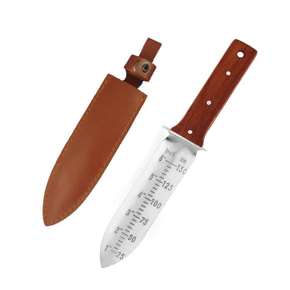 가죽 칼집, 보호용 핸드가드가 포함된 전문가용 호리 정 - Gardening Tools For Digging 리뷰 및 가격