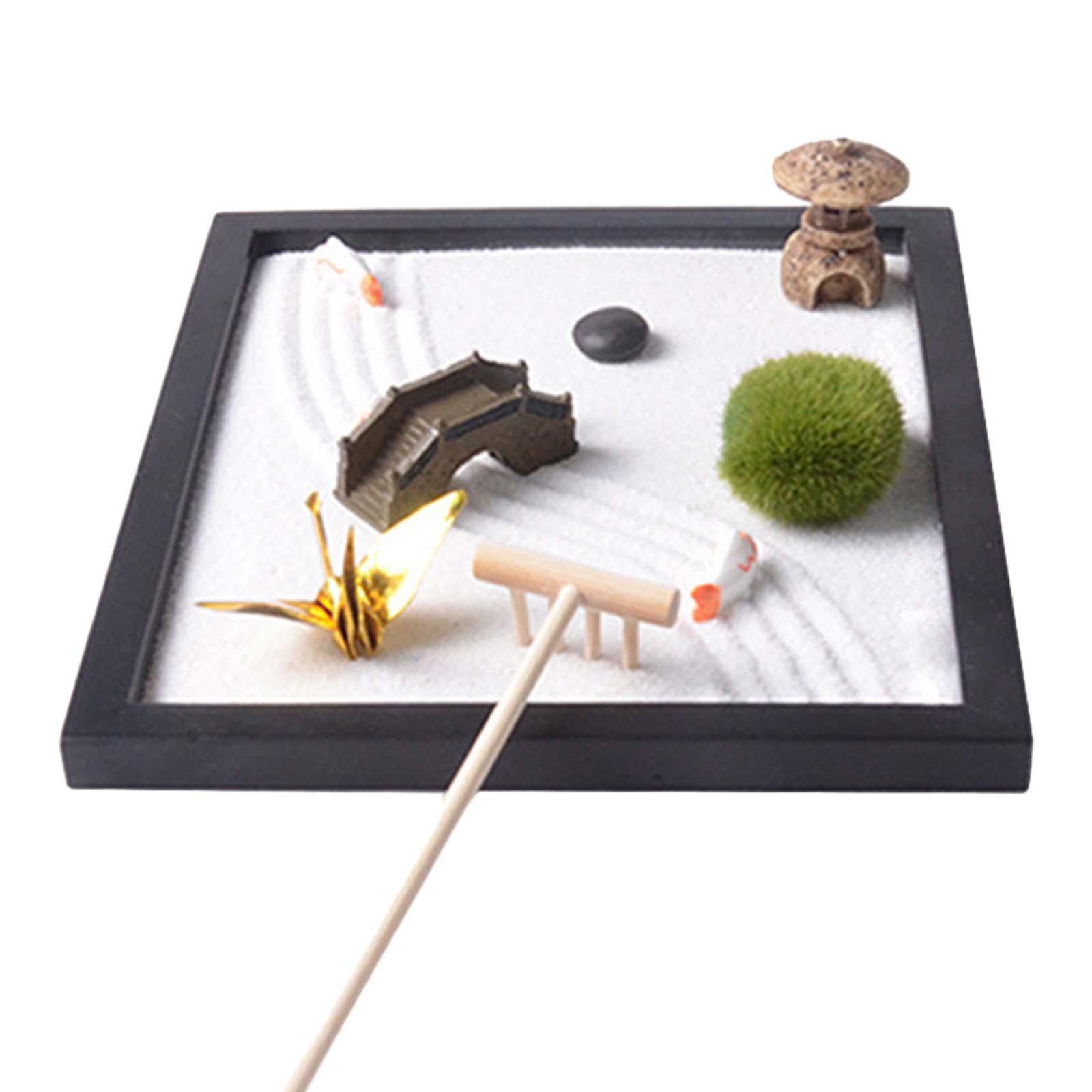 선 정원 모래놀이 세트, 데스크탑용 일본 장식 선물,  - Gardening Tools Kit For Home Garden 리뷰 및 가격