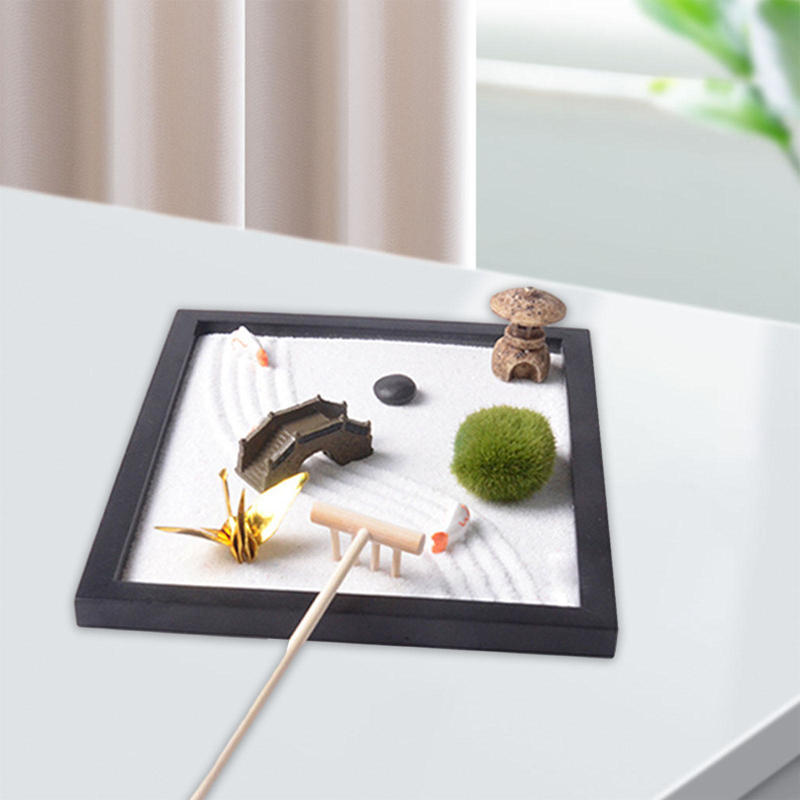 선 정원 모래놀이 세트, 데스크탑용 일본 장식 선물,  - Gardening Tools Kit For Home Garden 리뷰 및 가격