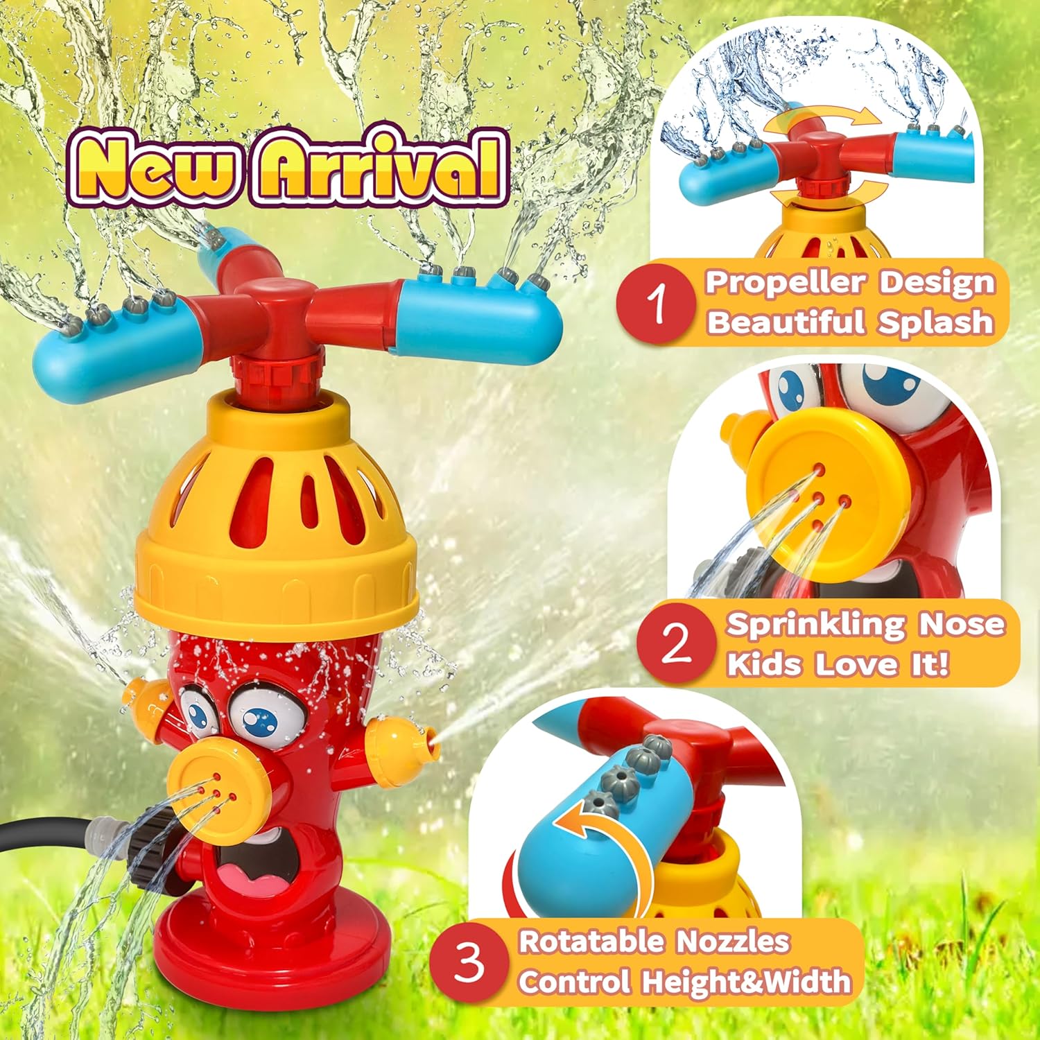 물 스프레이 장난감 유압식 스프링클러 야외 뒷마당 정원 - Gardening Tools 2 Year Old 리뷰 및 가격