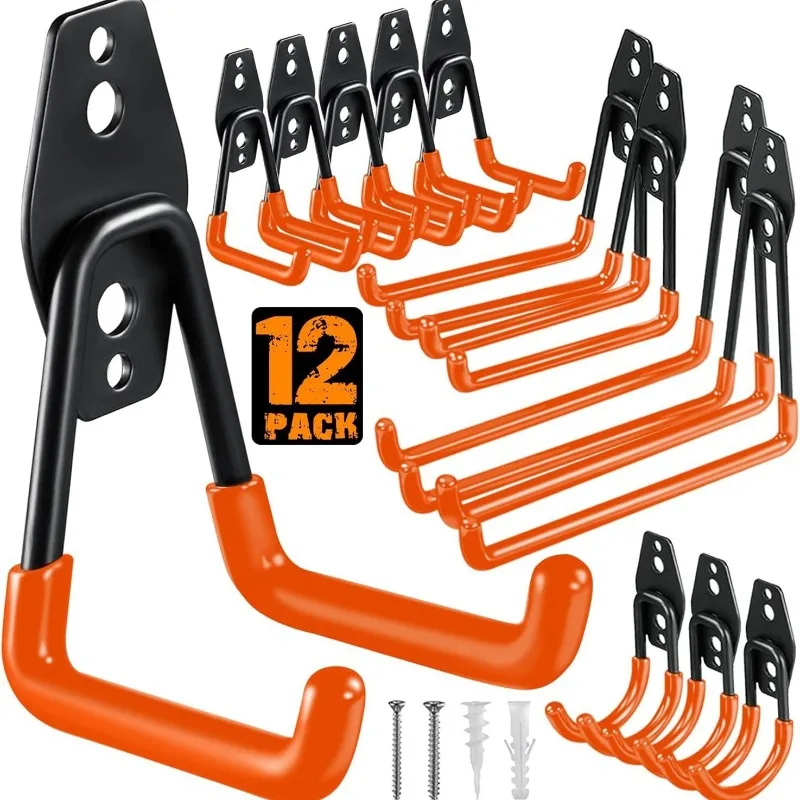 12피스 세트 차고 보관용 유틸리티 후크 – 정원 도구 - Gardening Tools Organiser 리뷰 및 가격