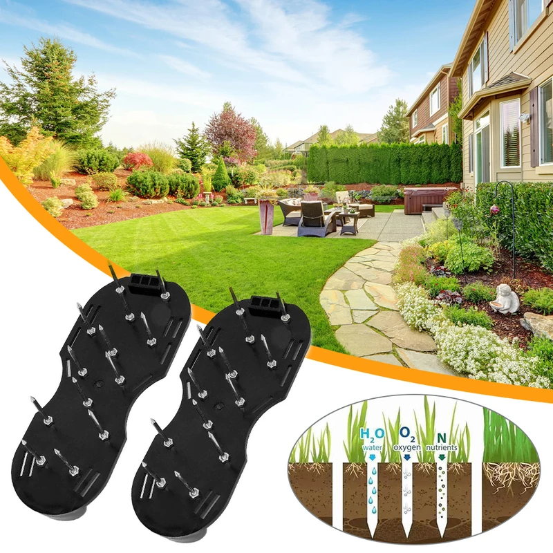잔디 에어레이터 샌들 1쌍, 잔디 스파이크 워킹 스카리 - Gardening Tools Revit 리뷰 및 가격