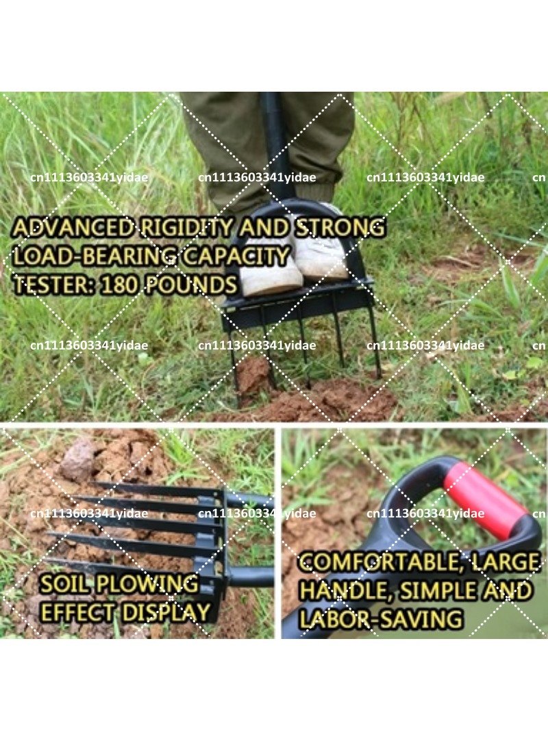 스틸 가든 포크 수동 흙 파는 도구 (깊은 굴착용),  - Gardening Tools For Digging 리뷰 및 가격