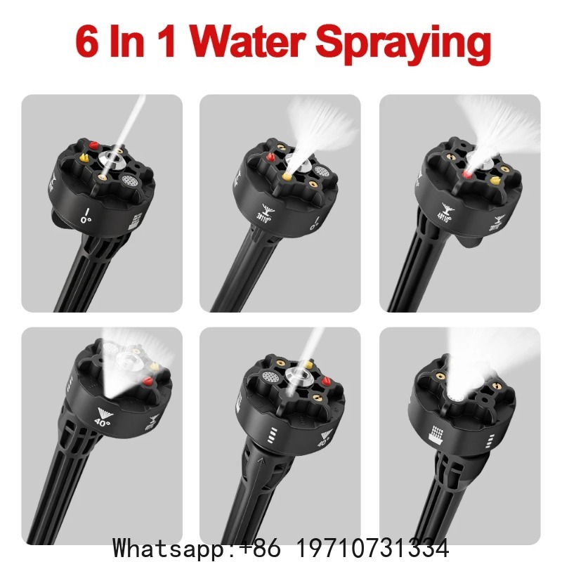300Bar 브러시리스 고압 세차기 강력 무선 물총 6 - Gardening Tools Battery Powered 리뷰 및 가격