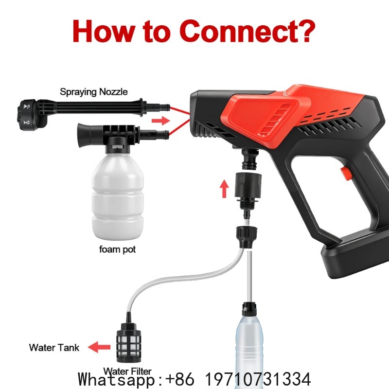 300Bar 브러시리스 고압 세차기 강력 무선 물총 6 - Gardening Tools Battery Powered 리뷰 및 가격
